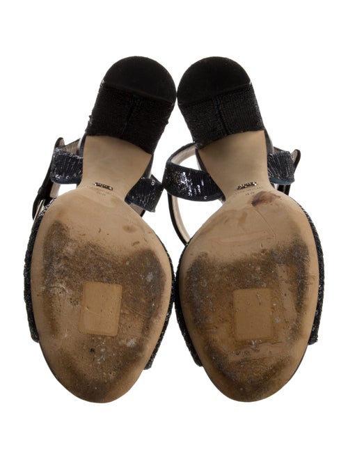 Christian Dior Sequins Sequin Embellishments Sandals