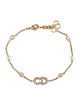 Christian Dior Faux Pearl & Crystal Clair D Lune Bracelet