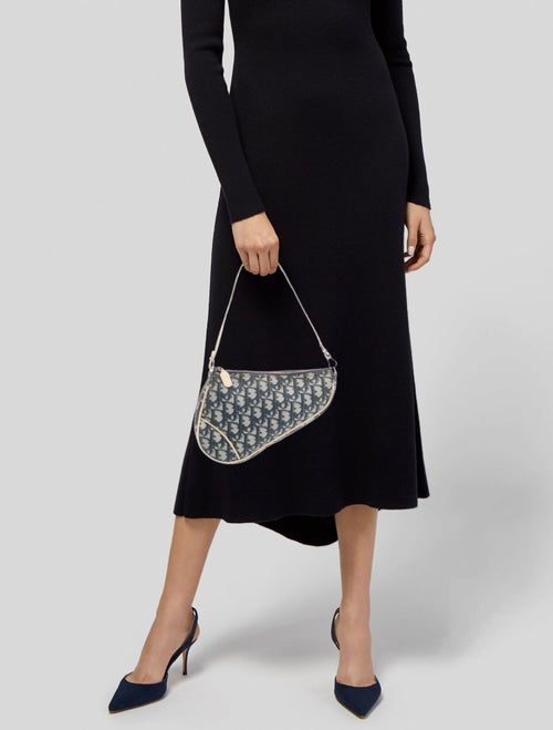 Christian Dior Diorissimo Saddle Pochette