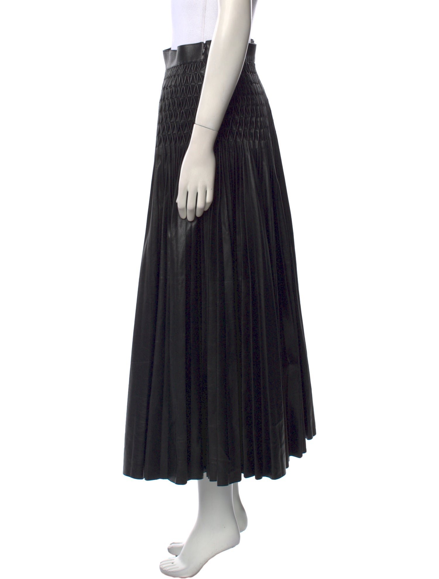 Christian Dior Lambskin Midi Length Skirt