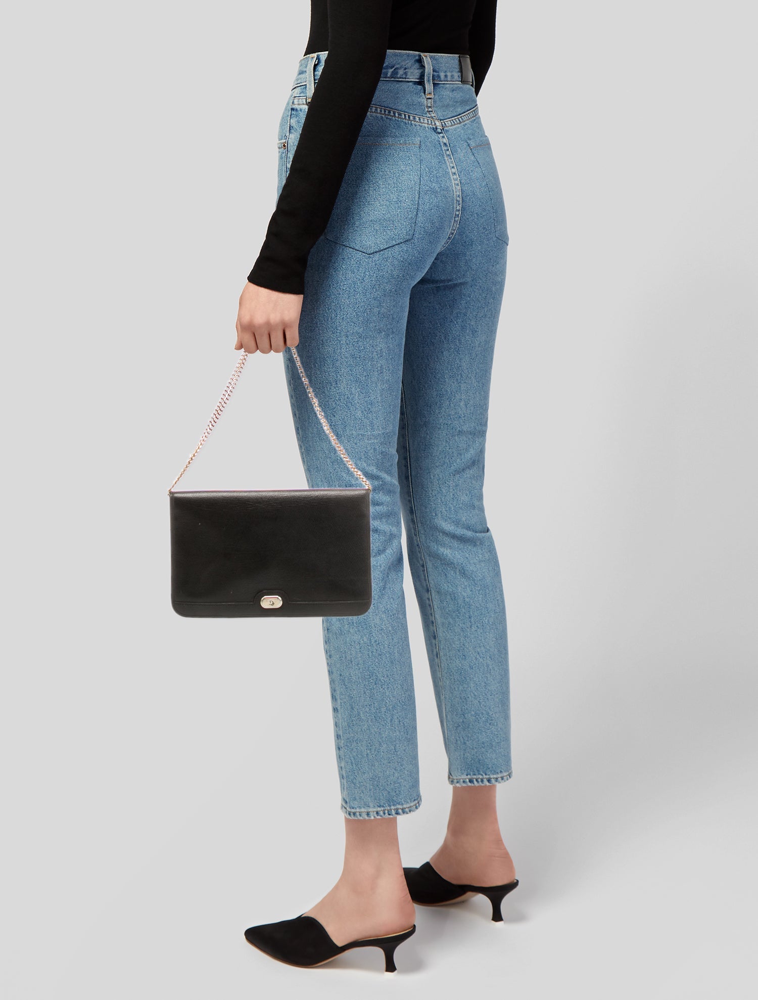 Christian Dior Leather Crossbody Bag Vintage