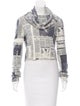 Christian Dior Cashmere Newspaper Print Sweater