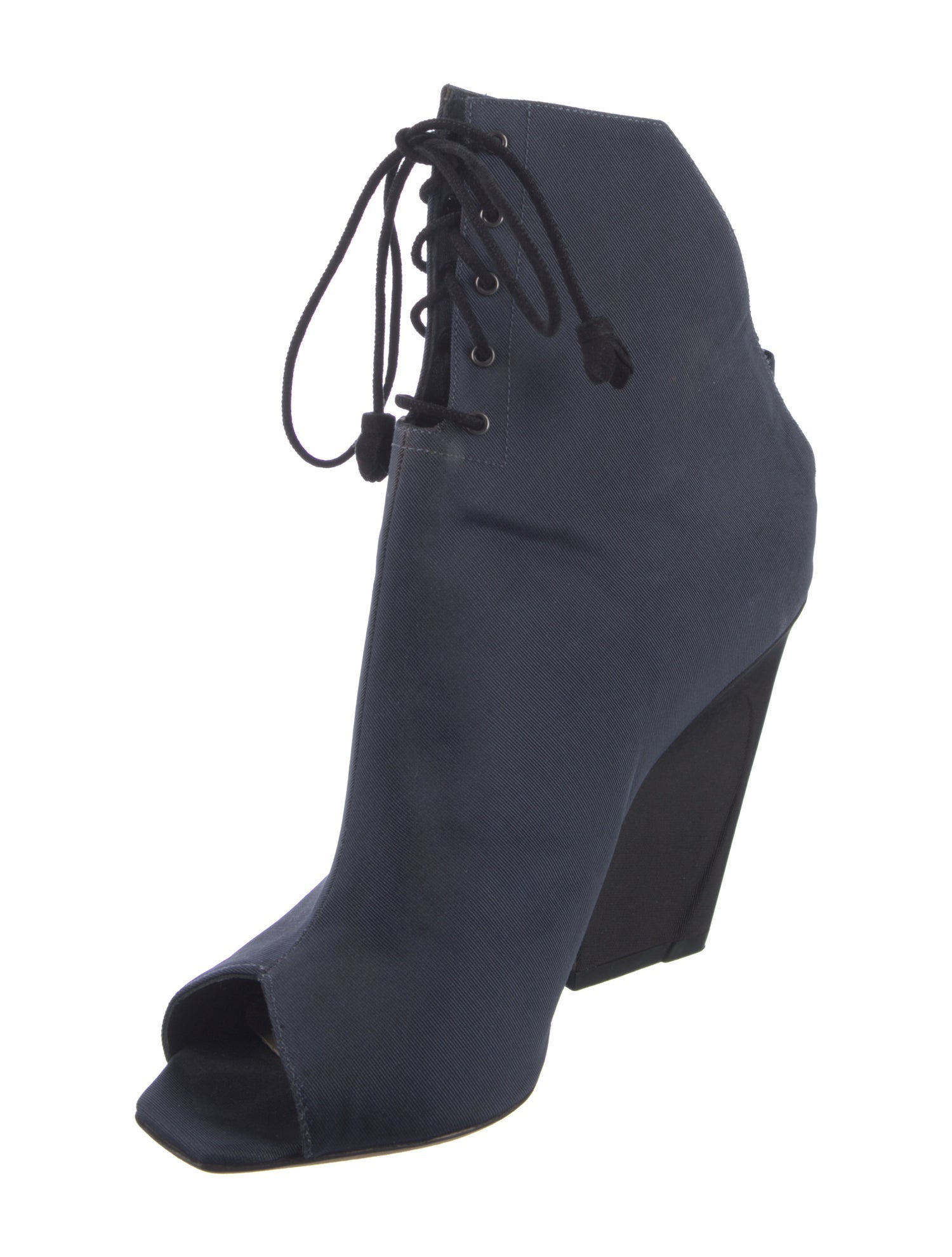 Christian Dior Tassel Accents Lace-Up Boots