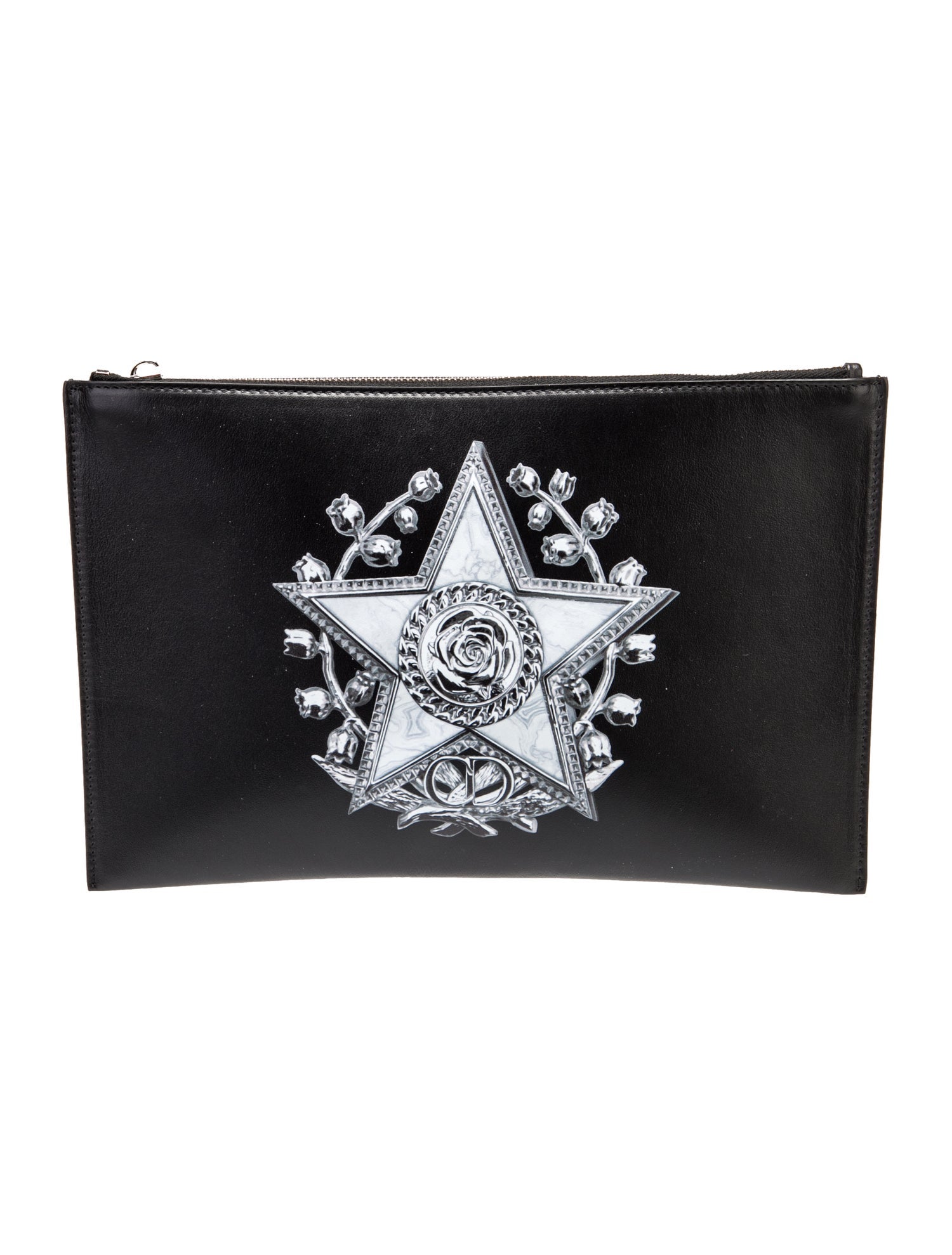 DIOR MEN Leather Evening Bag