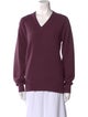 Christian Dior V-Neck Long Sleeve Pullover