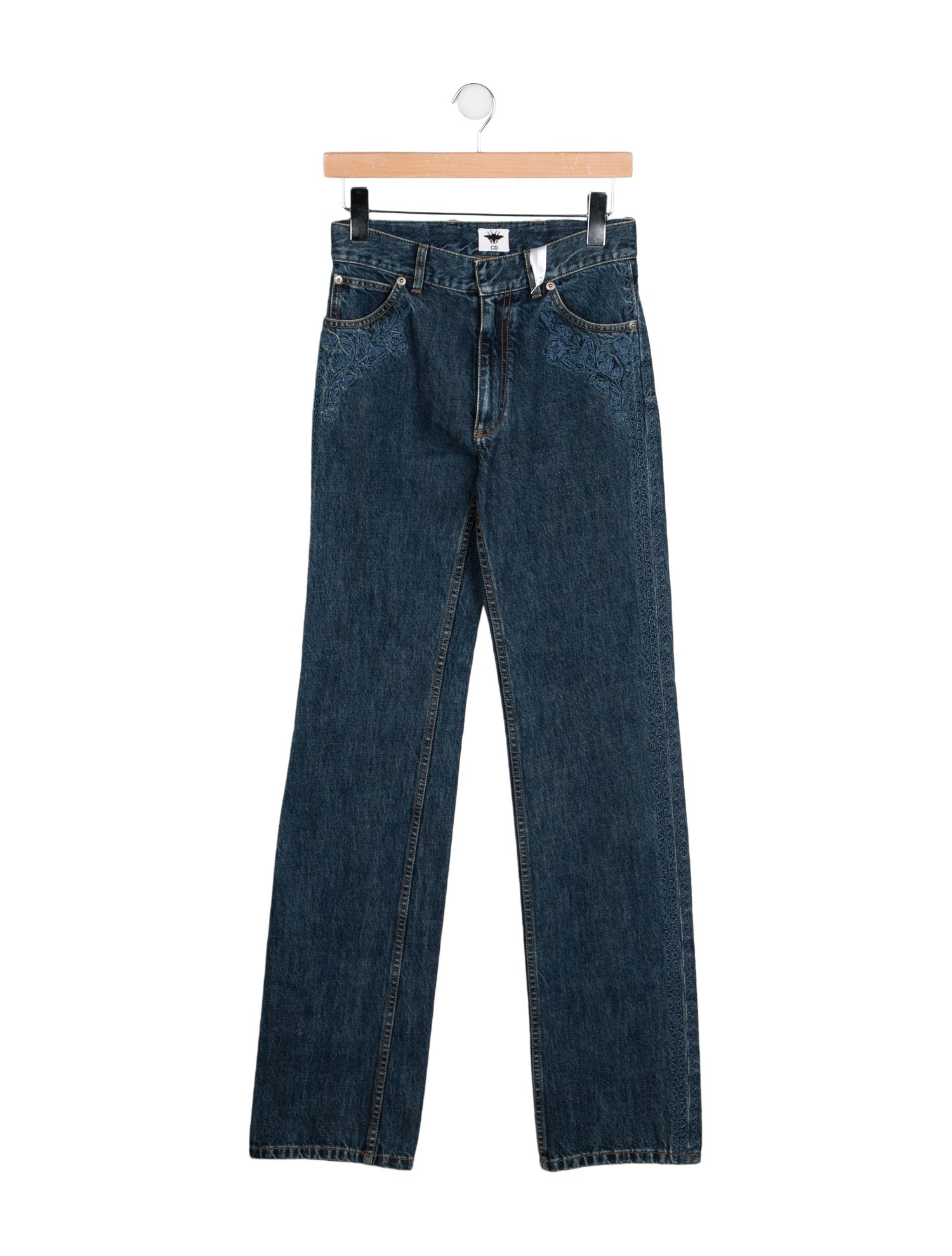 Christian Dior Mid-Rise Straight Leg Jeans w/ Tags