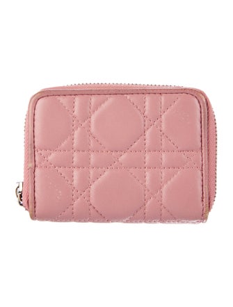 Christian Dior Cannage Pattern Leather Wallet
