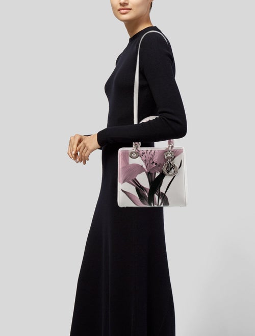 Christian Dior Leather Lady Dior Medium