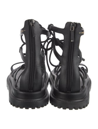 Christian Dior Abbesse Calfskin Gladiator Sandals