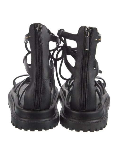 Christian Dior Abbesse Calfskin Gladiator Sandals