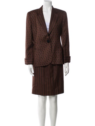 Christian Dior Printed Skirt Suit
