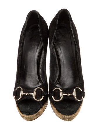 Christian Dior Horsebit Accent Suede Slingback Sandals