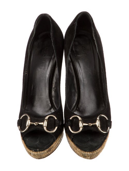 Christian Dior Horsebit Accent Suede Slingback Sandals