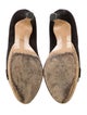 Christian Dior Horsebit Accent Suede Slingback Sandals