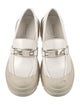 Christian Dior Leather Whipstitch Trim Loafers