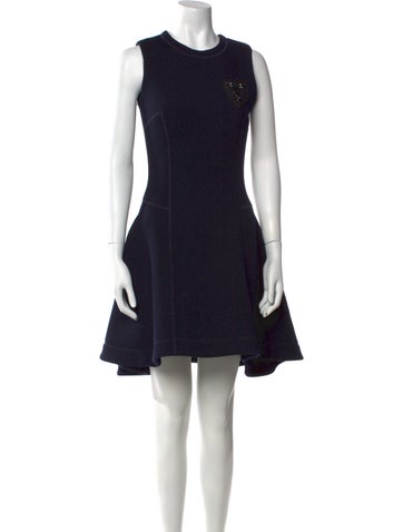 Christian Dior Dresses Virgin Wool Mini Dress S