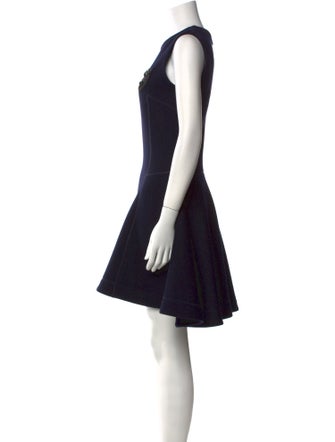 Christian Dior Virgin Wool Mini Dress