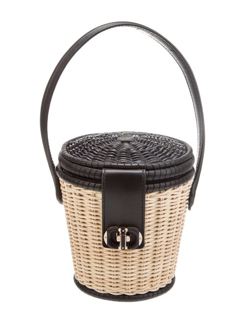 Christian Dior Wicker Bucket Bag 2022