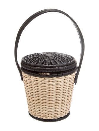 Christian Dior Wicker Bucket Bag 2022