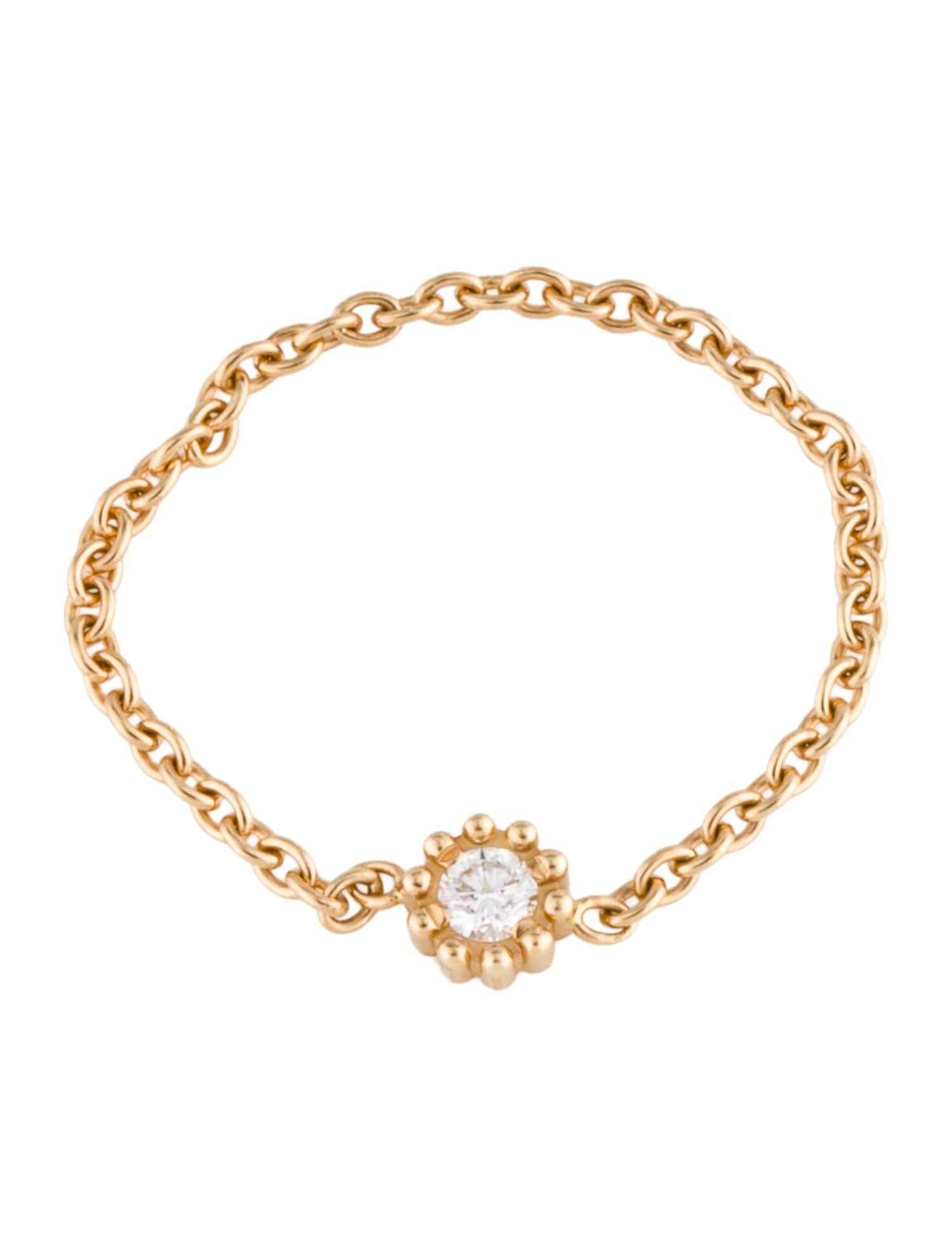 Christian Dior 18K Diamond Mimirose Ring