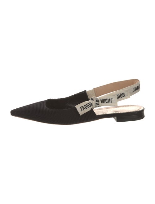 Christian Dior J'Adior Bow Accents Slingback Flats