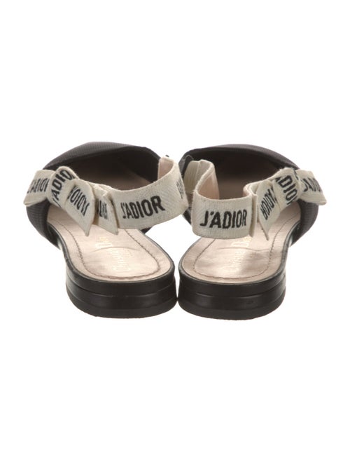 Christian Dior J'Adior Bow Accents Slingback Flats