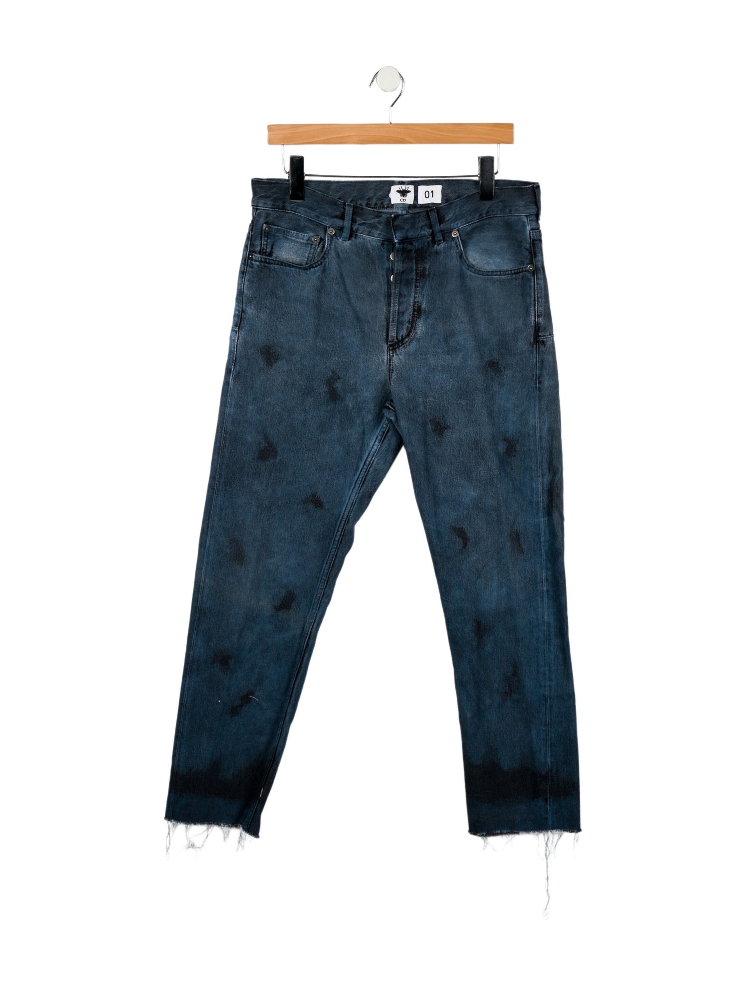 Christian Dior Mid-Rise Straight Leg Jeans