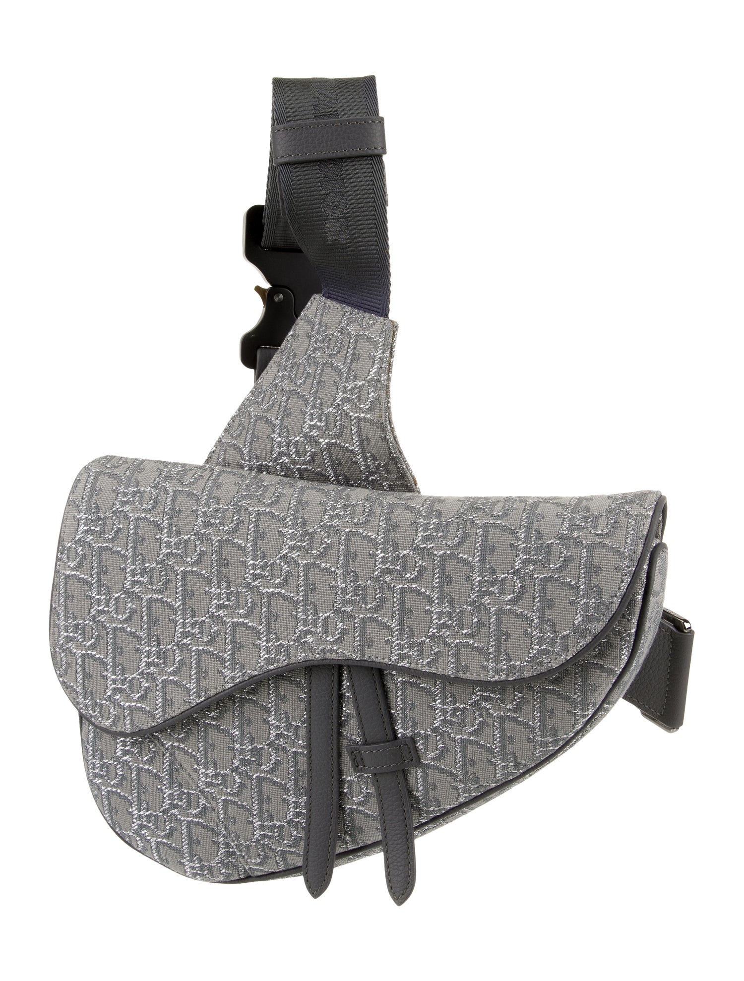 DIOR MEN Oblique Jacquard Christian Dior Oblique Saddle 2022
