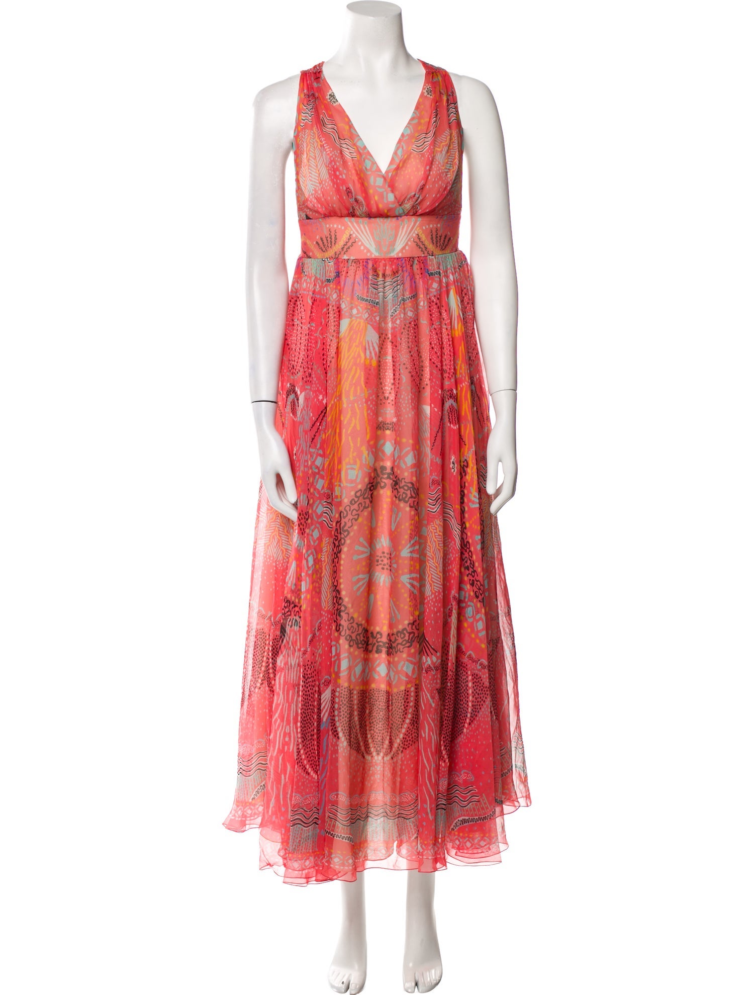 Christian Dior Silk Long Dress