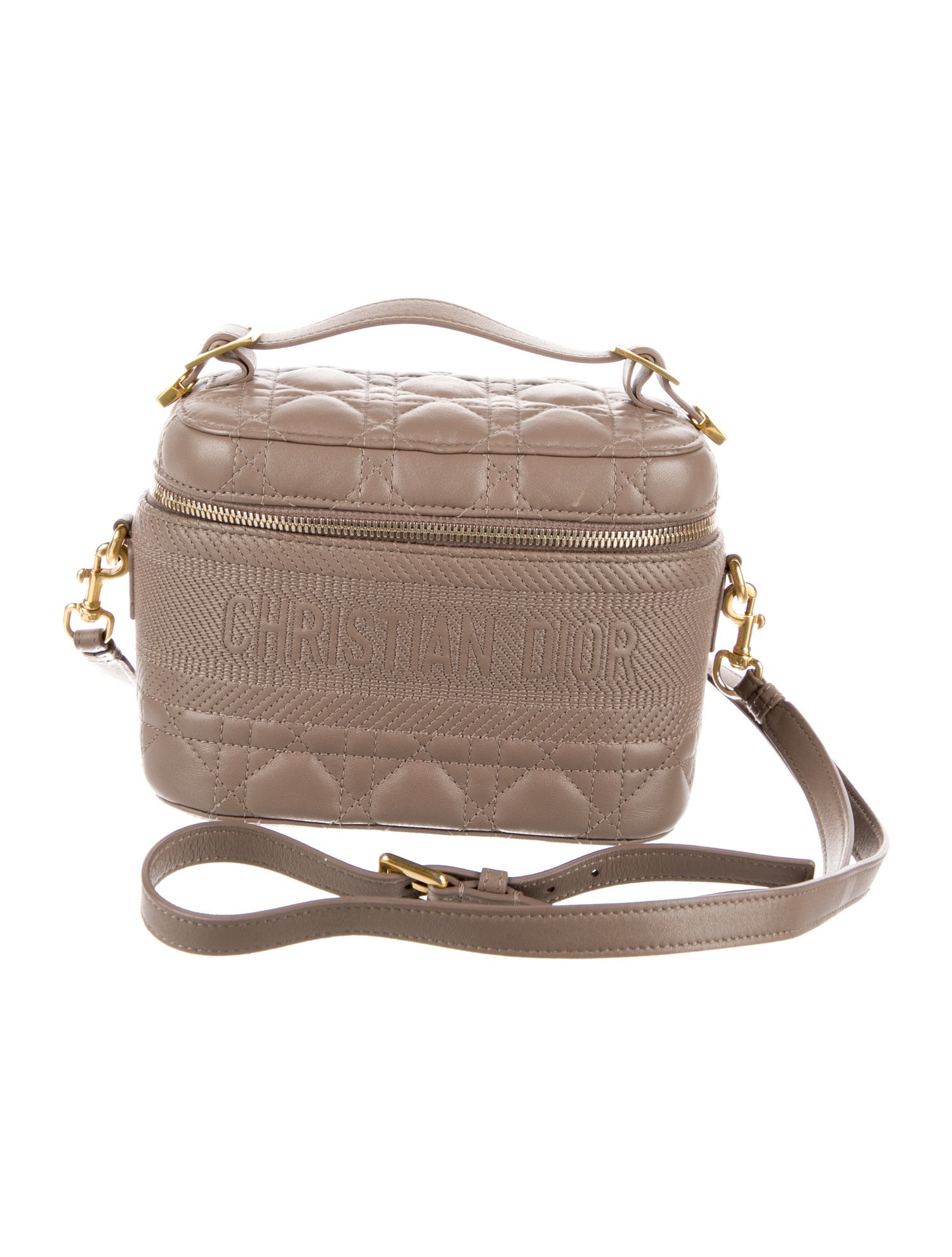 Christian Dior Quilted Travel Vanity Small