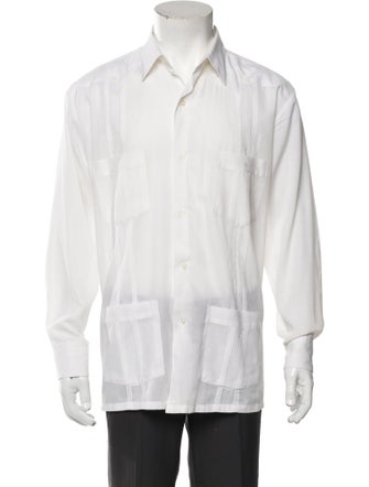 Christian Dior Vintage Long Sleeve Dress Shirt