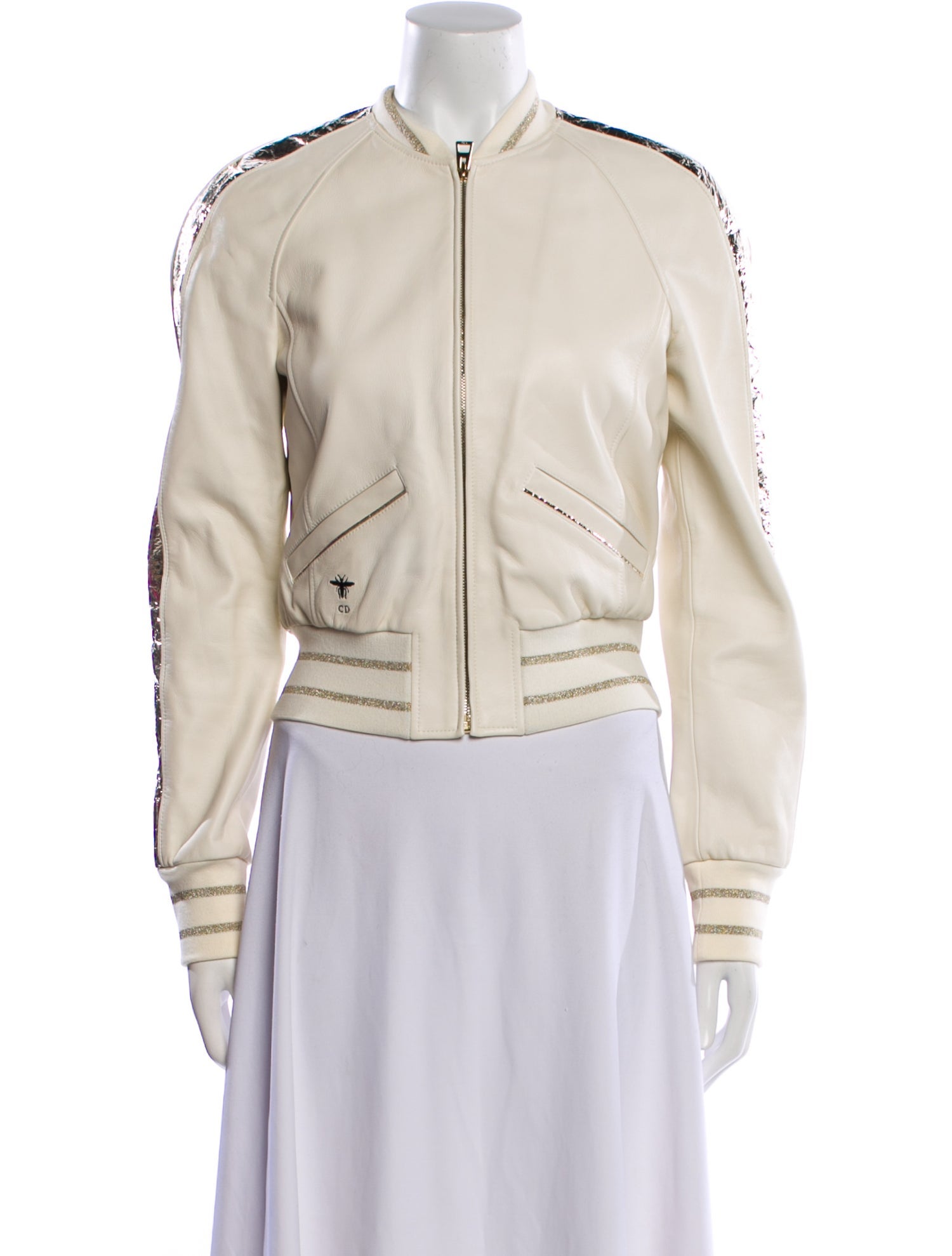 Christian Dior Leather Bomber Jacket
