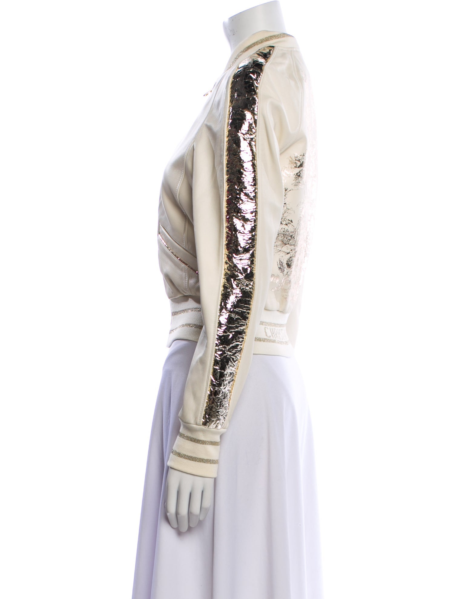 Christian Dior Leather Bomber Jacket