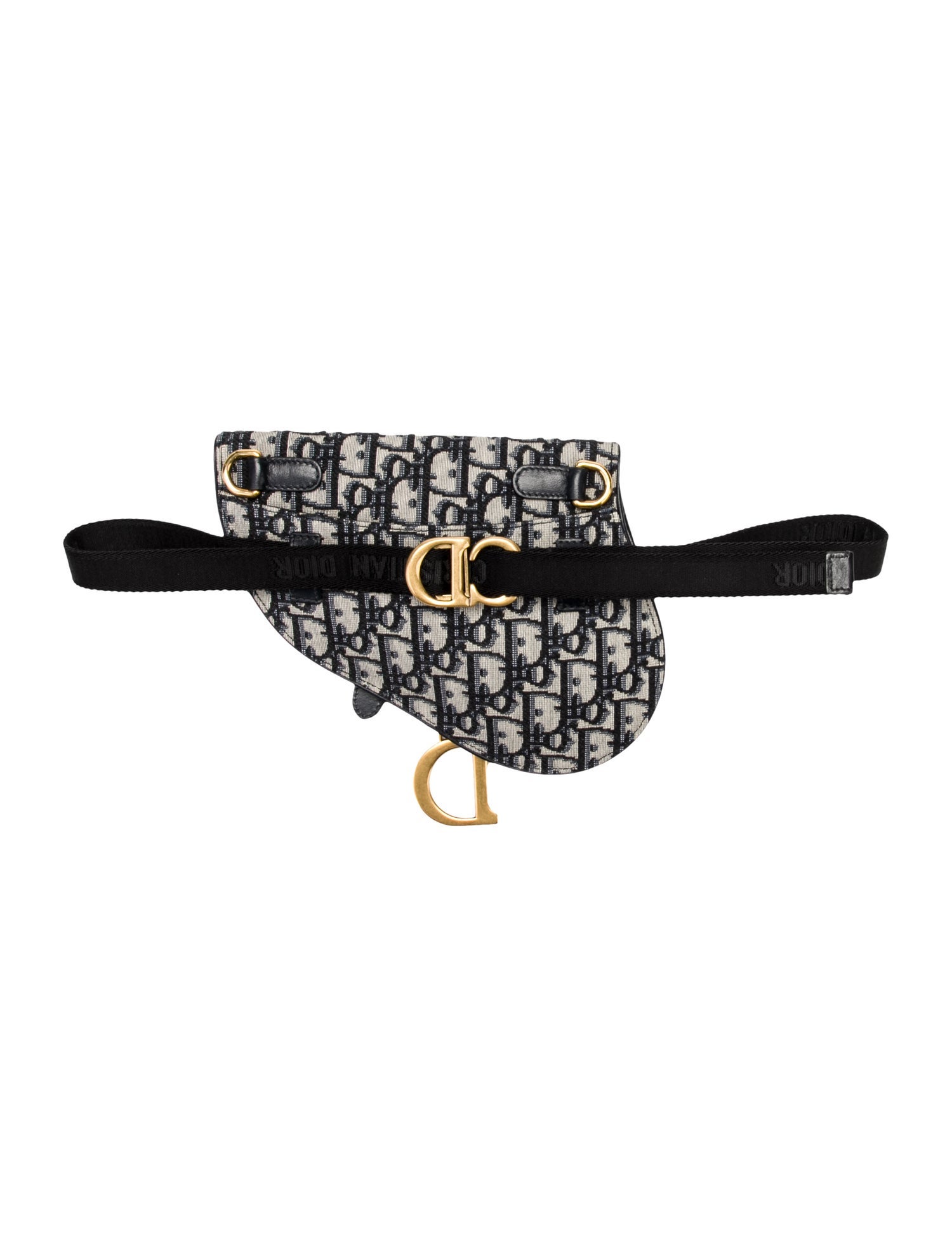 Christian Dior Canvas Saddle