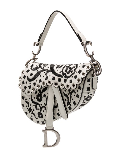 Christian Dior Leather Saddle Mini