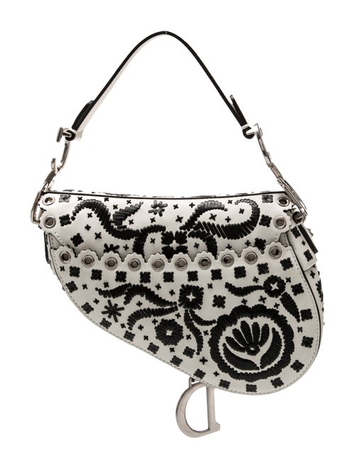 Christian Dior Leather Saddle Mini