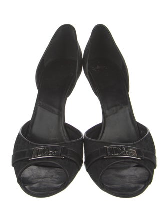 Christian Dior Oblique Jacquard Canvas Sandals