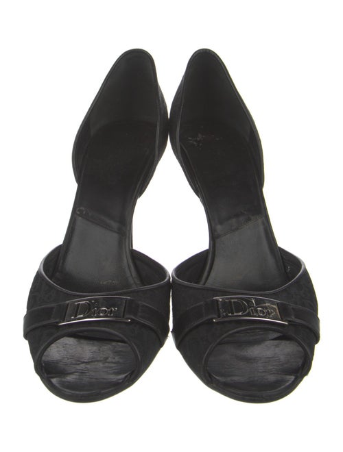 Christian Dior Oblique Jacquard Canvas Sandals