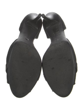 Christian Dior Oblique Jacquard Canvas Sandals