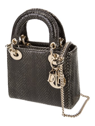 Christian Dior Snakeskin Lady Dior