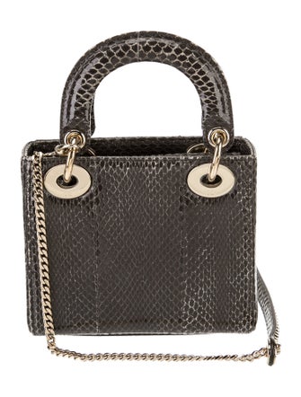 Christian Dior Snakeskin Lady Dior