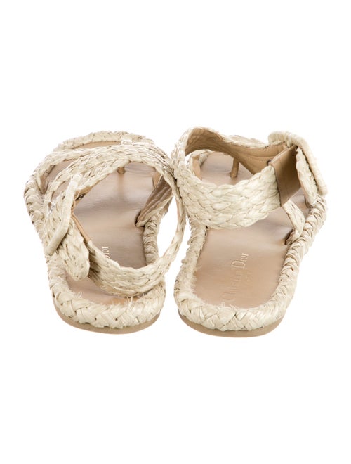 Christian Dior Raffia Espadrilles