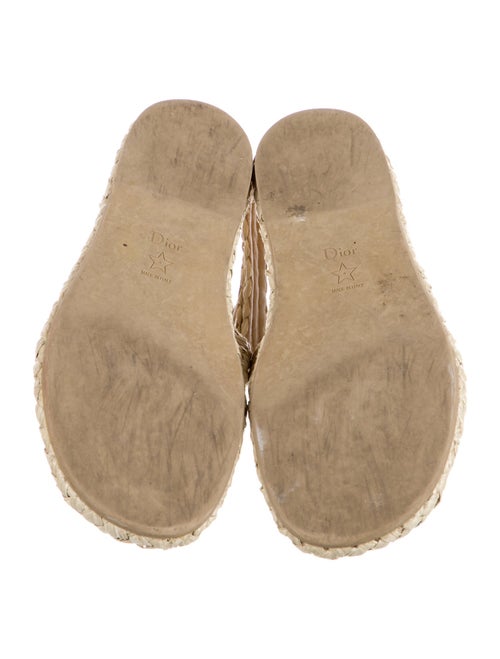 Christian Dior Raffia Espadrilles