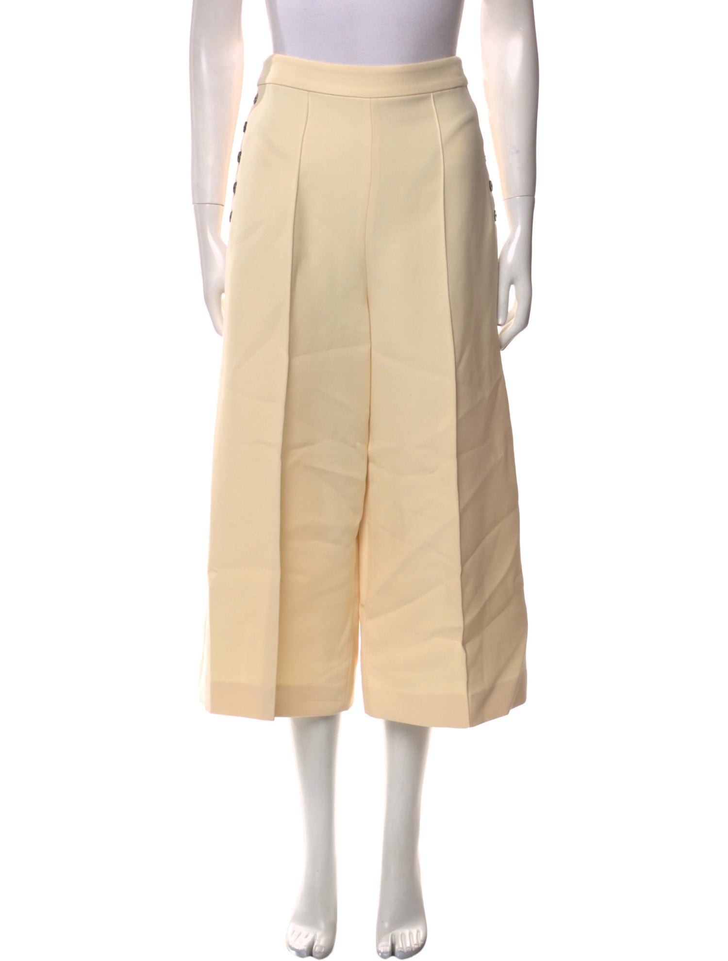 Christian Dior Wool Wide Leg Pants