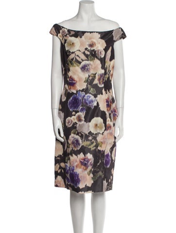 Christian Dior Dresses Silk Knee-Length Dress L