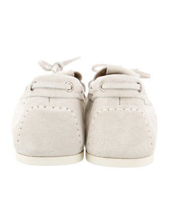 Christian Dior Suede Bow Accents Loafers