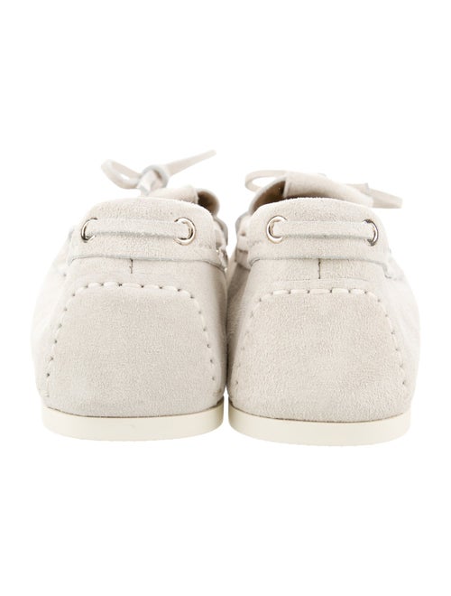 Christian Dior Suede Bow Accents Loafers