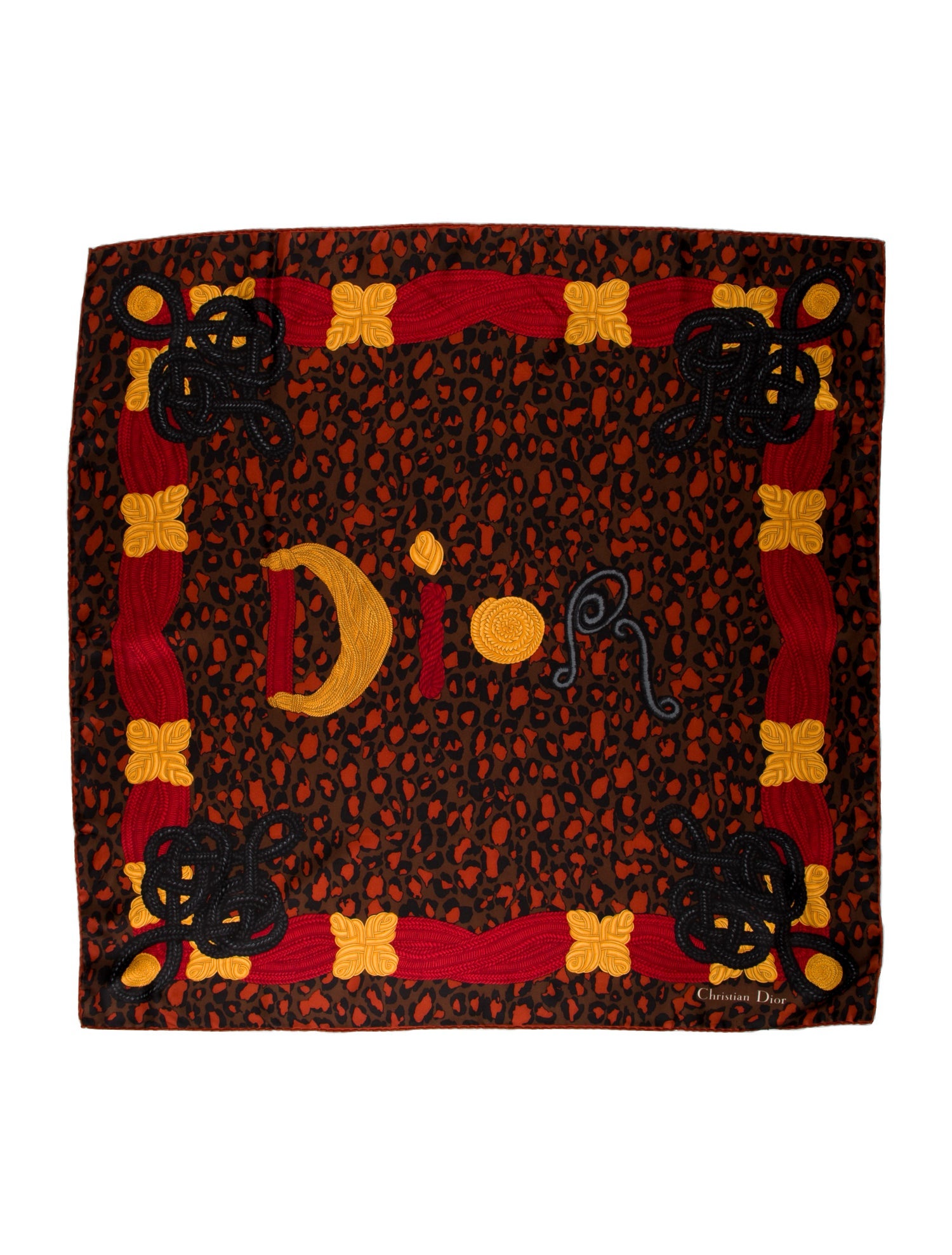 Christian Dior Silk Printed Scarf