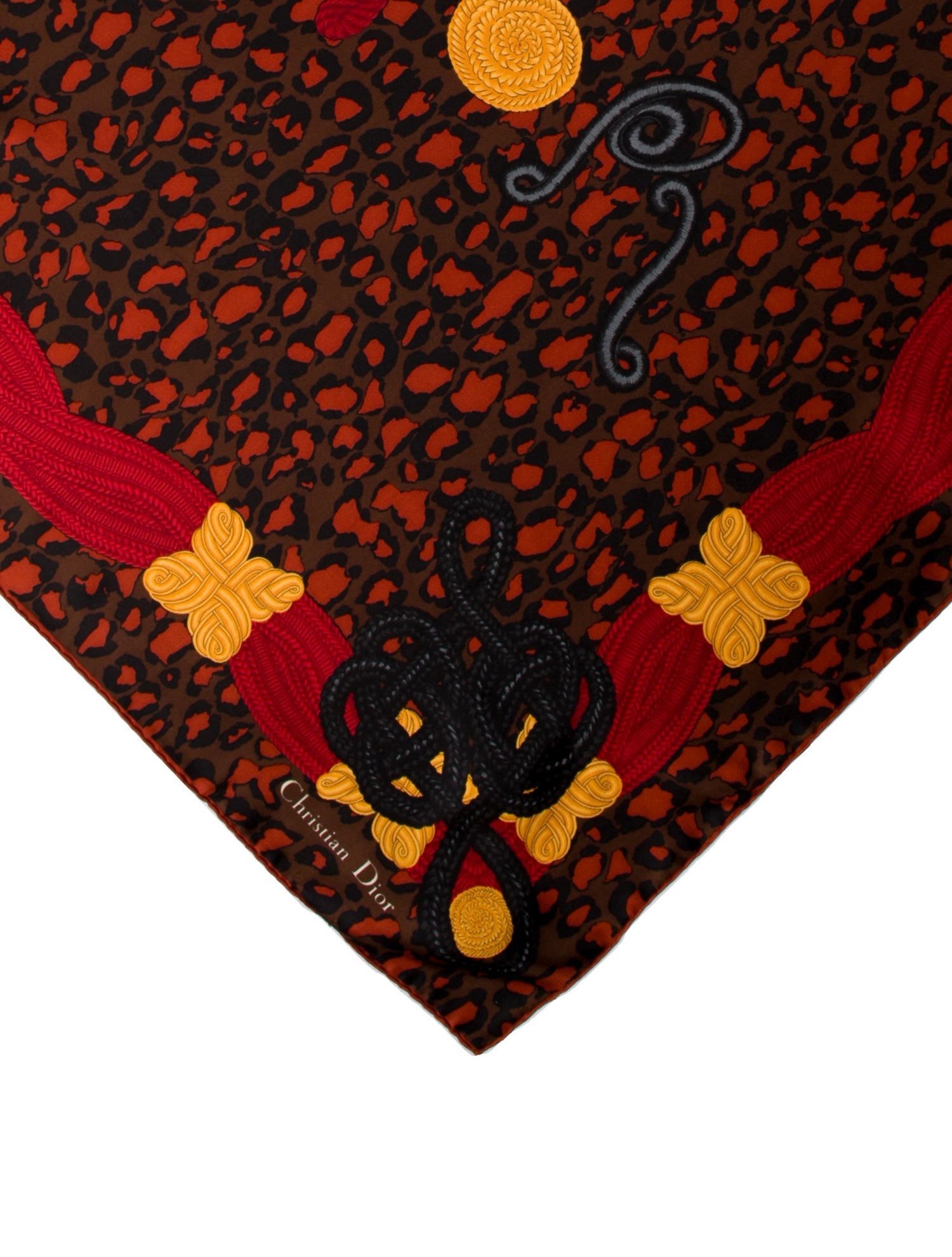 Christian Dior Silk Printed Scarf