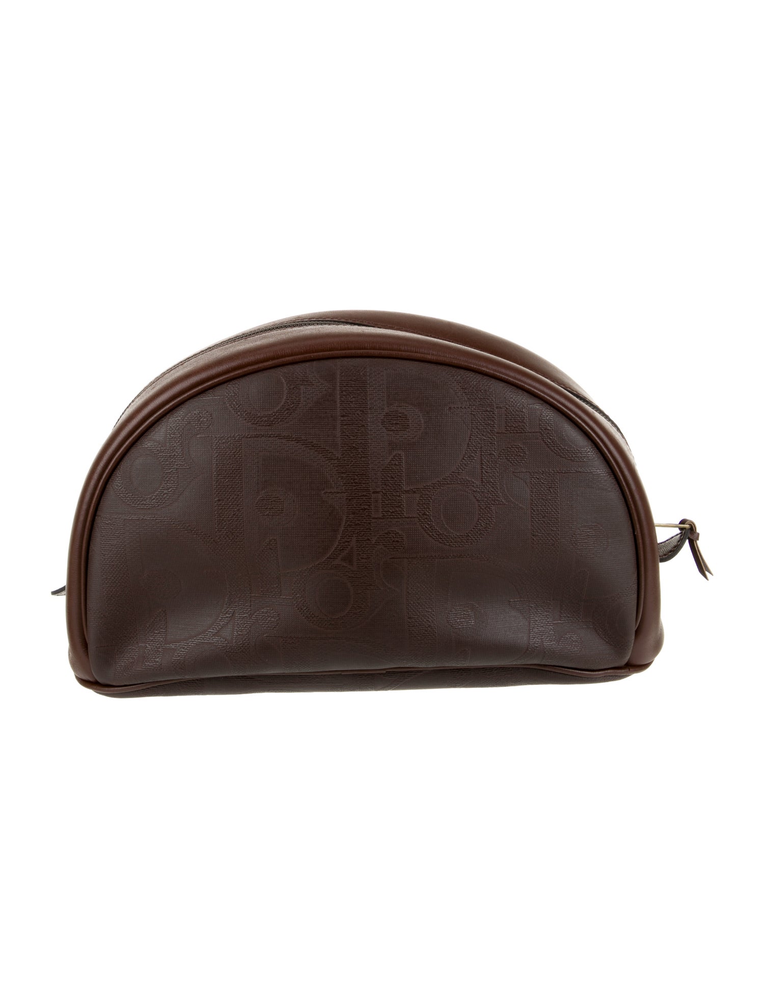 Christian Dior Leather-Trimmed Cosmetic Bag